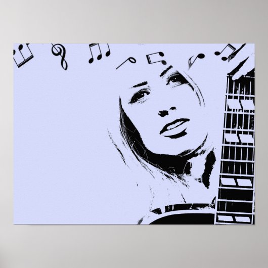 Guitar baby poster (Voorkant)
