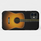 Guitar Background iPhone 5 Hoesje (Achterkant (horizontaal))