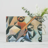 Guitar (Banjo) en Glazen, Juan Gris, kunst (Staand voorkant)