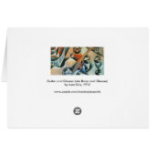 Guitar (Banjo) en Glazen, Juan Gris, kunst (Achterkant Horizontaal)