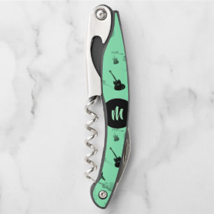 Guitar Bass Jazz Rock Aqua 1 Monogram Kurkentrekke Kurkentrekker