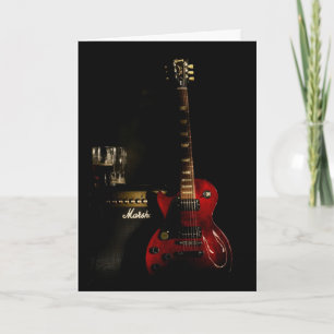Guitar Birthday Wenskaart of eender welke gelegenh Kaart