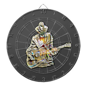 Guitar Blues Mann - Voel het je voor Dartbord