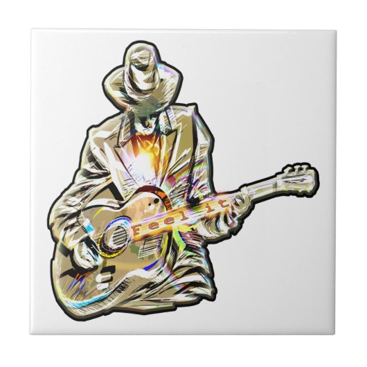 Guitar Blues Mann - Voel het je voor Tegeltje (Voorkant)