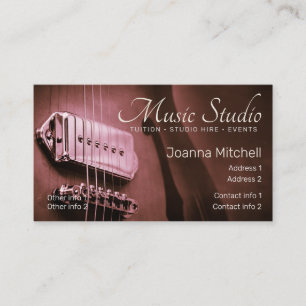 GUITAR Bordeaux Rose Carte de visite V2.0