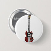 Guitar Button (Voorkant /achterkant)