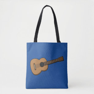 Guitar Cartoon Draagtas