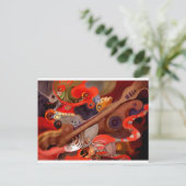 Guitar Chaman van Albruno* Briefkaart (Staand voorkant)