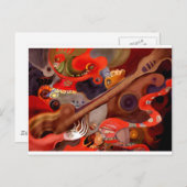 Guitar Chaman van Albruno* Briefkaart (Voorkant / Achterkant)