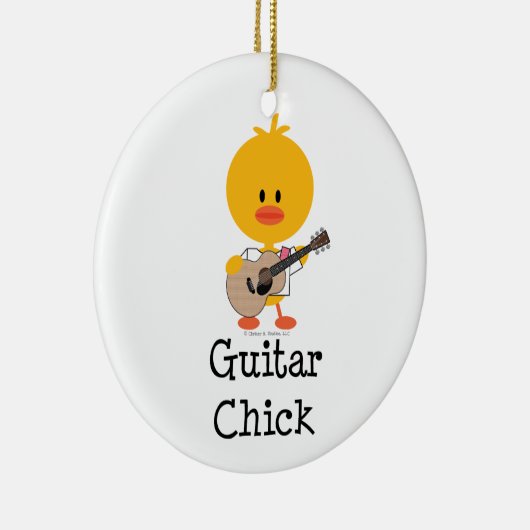 Guitar Chick Ornament (Rechts)