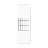 Guitar Chord Chart Fret Board Gray Sjabloon Etiket (Voorkant)