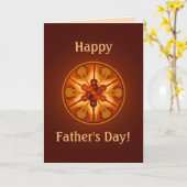 Guitar Circle Vaderdag Kaart (Gele Bloem)