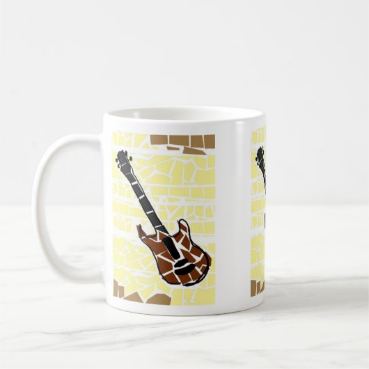 Guitar Coffee-Mok Koffiemok (Links)