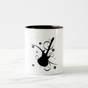 Guitar Coffee-Mok Tweekleurige Koffiemok