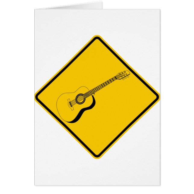 Guitar Crossing Highway Sign (Voorkant)