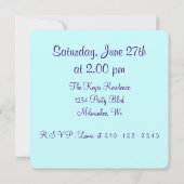 Guitar die Sombrero speelt Eigendom van aangepaste Kaart (Achterkant)