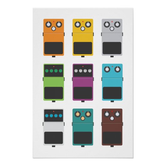 Guitar Effects Perfect Poster (Voorkant)