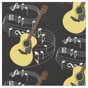 Guitar Fabric - Donker Stof