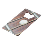 Guitar Fret Kredietkaart Flessenopener (Achterkant Gekanteld)