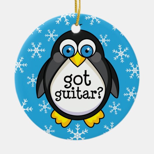 Guitar (Funny) Ornament (Voorkant)
