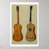 Guitar gemaakt door Antonio Stradivarius (c.1644-1 Poster (Voorkant)