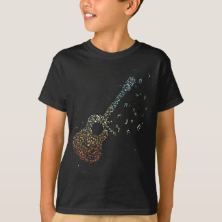 Guitar Gifts Mannen Muzieknoten Guitarist Musicus  T-shirt