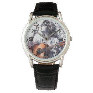 Guitar Girl Watch Horloge