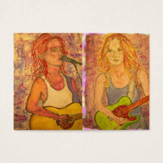 Guitar Girls Visitekaartjes