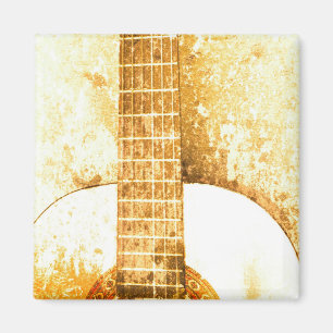 Guitar Gold Magnet Magneet