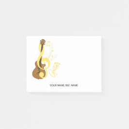 Guitar Graphic Musician Music Theme Post-it® Notes