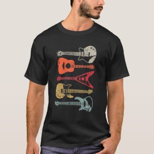 Guitar Guitar Retro Style voor gitarist T-shirt