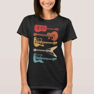 Guitar Guitar Retro Style voor gitarist T-shirt