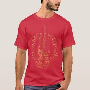 Guitar Guitarist Player Rock Musician Muzieknoten3 T-shirt