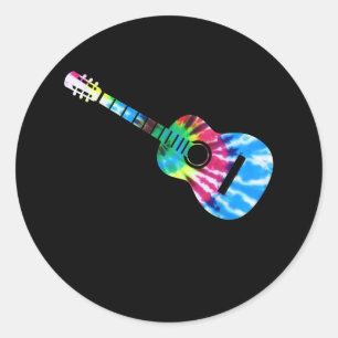 Guitar Guitarists Gift Ronde Sticker