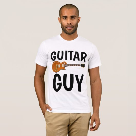 GUITAR GUY, T-shirts hommes (Devant entier)