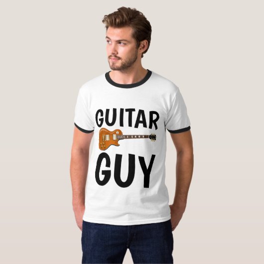 GUITAR GUY, T-shirts hommes (Devant entier)