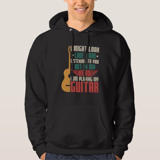guitar hoodie (Voorkant)