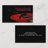 Guitar Instructor Music Instruments Visitekaartje (Voorkant / Achterkant)