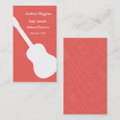 Guitar Instructor Visitekaartje (Voorkant / Achterkant)