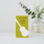 Guitar Instructor Visitekaartje (Staand voorkant)