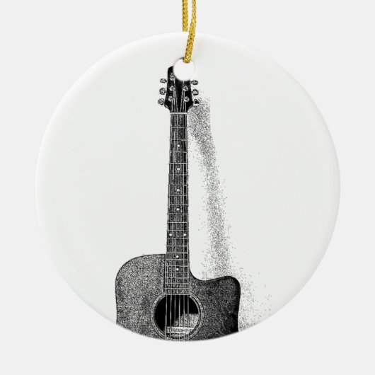 Guitar Keramisch Ornament (Voorkant)