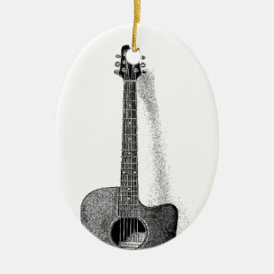 Guitar Keramisch Ornament