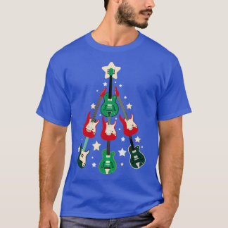 Guitar kerst t-shirt