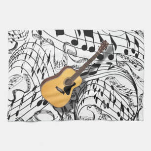 GUITAR-KITCHEN TOWEL THEEDOEK