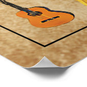 Guitar Knowledge Poster, gitarist Poster (Hoek)