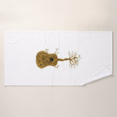 Guitar Lake Shadow (Serviette de bain)