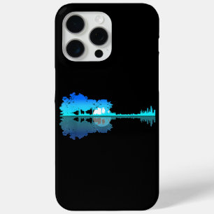 Guitar Lake Shadow Love Guitar Musician iPhone 15 Pro Max Hoesje