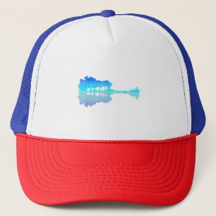 Guitar Lake Shadow Love Guitar Musician Trucker Pet
