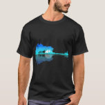 Guitar Lake Shadow Love Guitare Musicien T-Shirt<br><div class="desc">Guitar Lake Shadow Love Guitare Musicien T-Shirt</div>