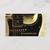 Guitar Latte Visitekaartje (Achterkant)